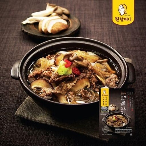 [원할머니] 버섯뚝배기불고기 410g