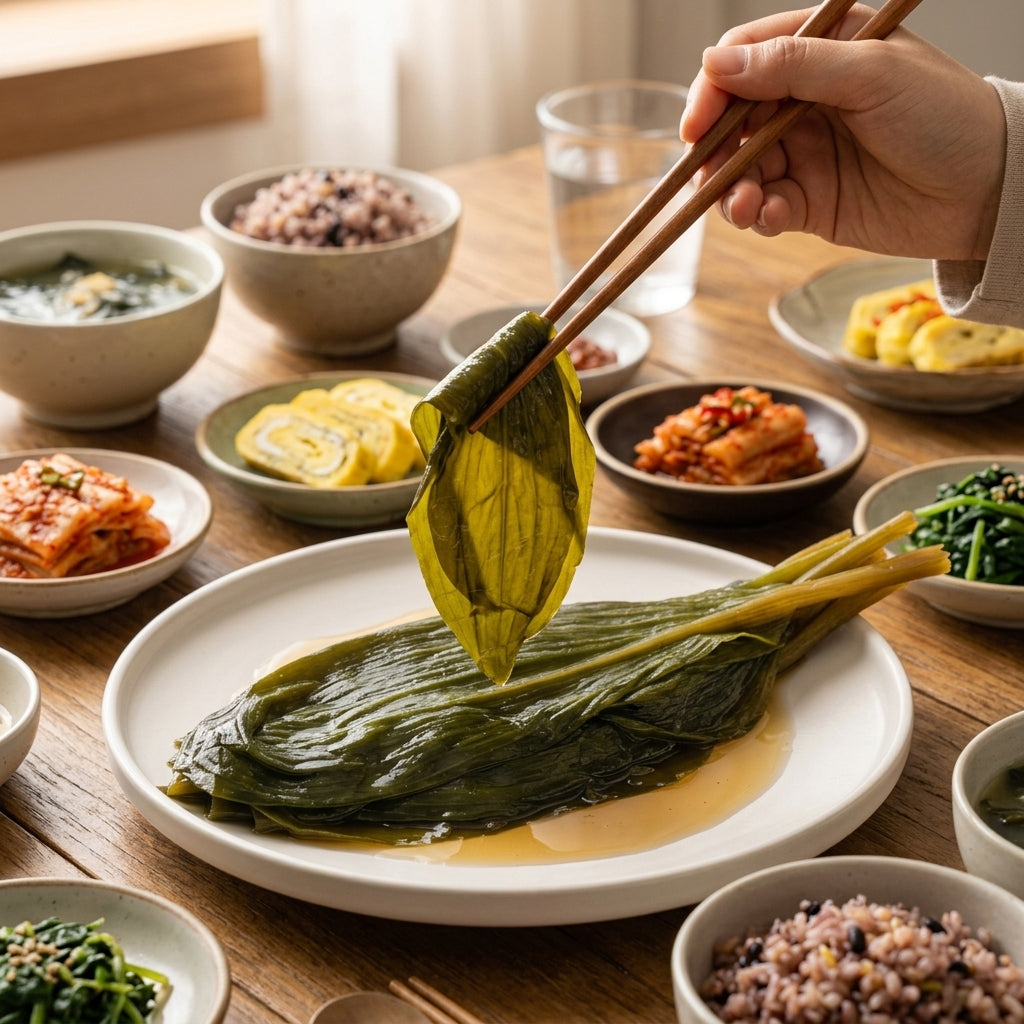 [Cheonnyeonui Banchan] Pickled Wild Garlic Leaves 1kg