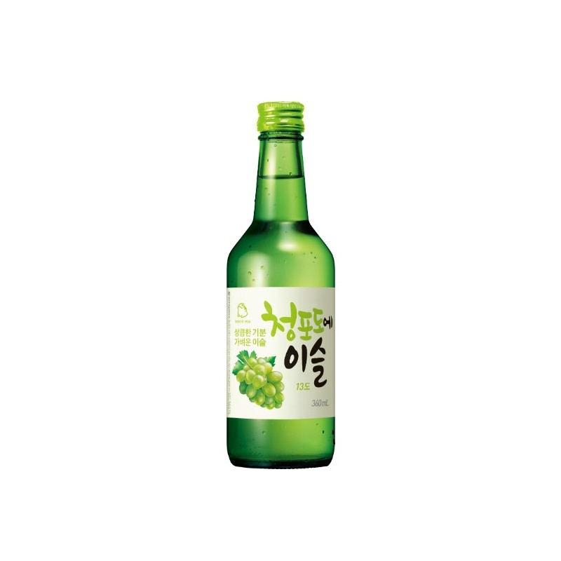 [Jinro] Chamisul Green Grape Soju 360mL*20