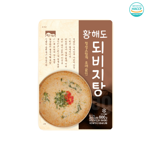 [고향식품] 황해도 되비지탕 600g