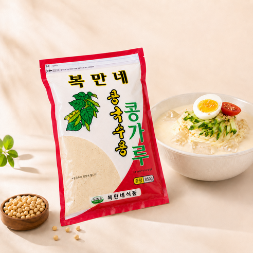 [Bokmanne] 豆漿冷麵用黃豆粉 850g