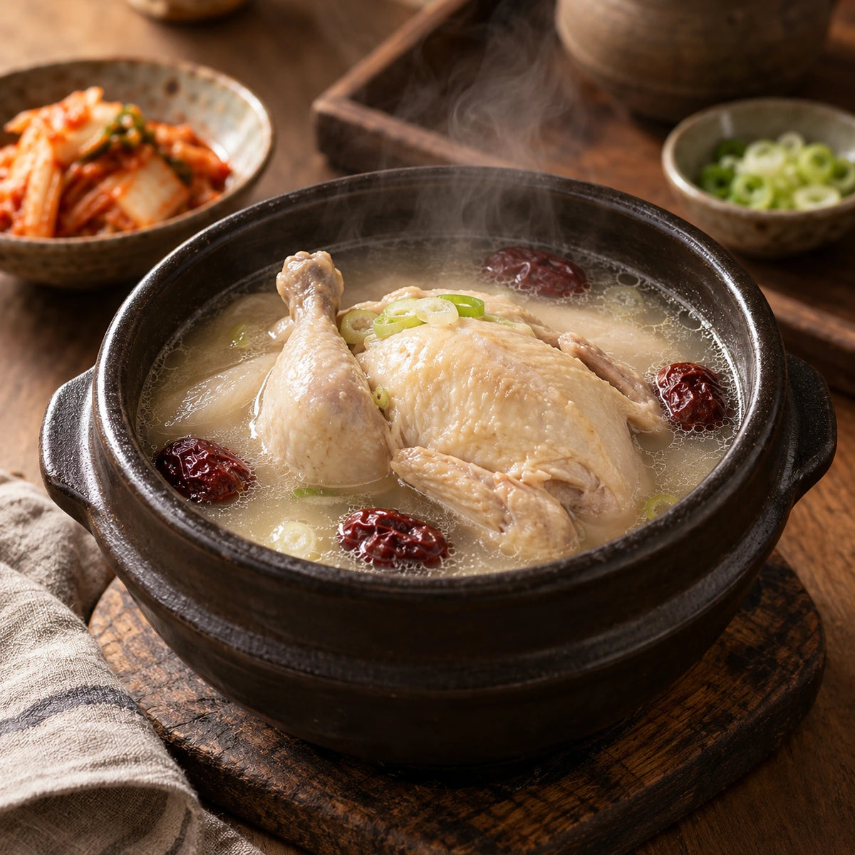 [고려한방] 삼계탕 국물재료 100g AI 활용 예시