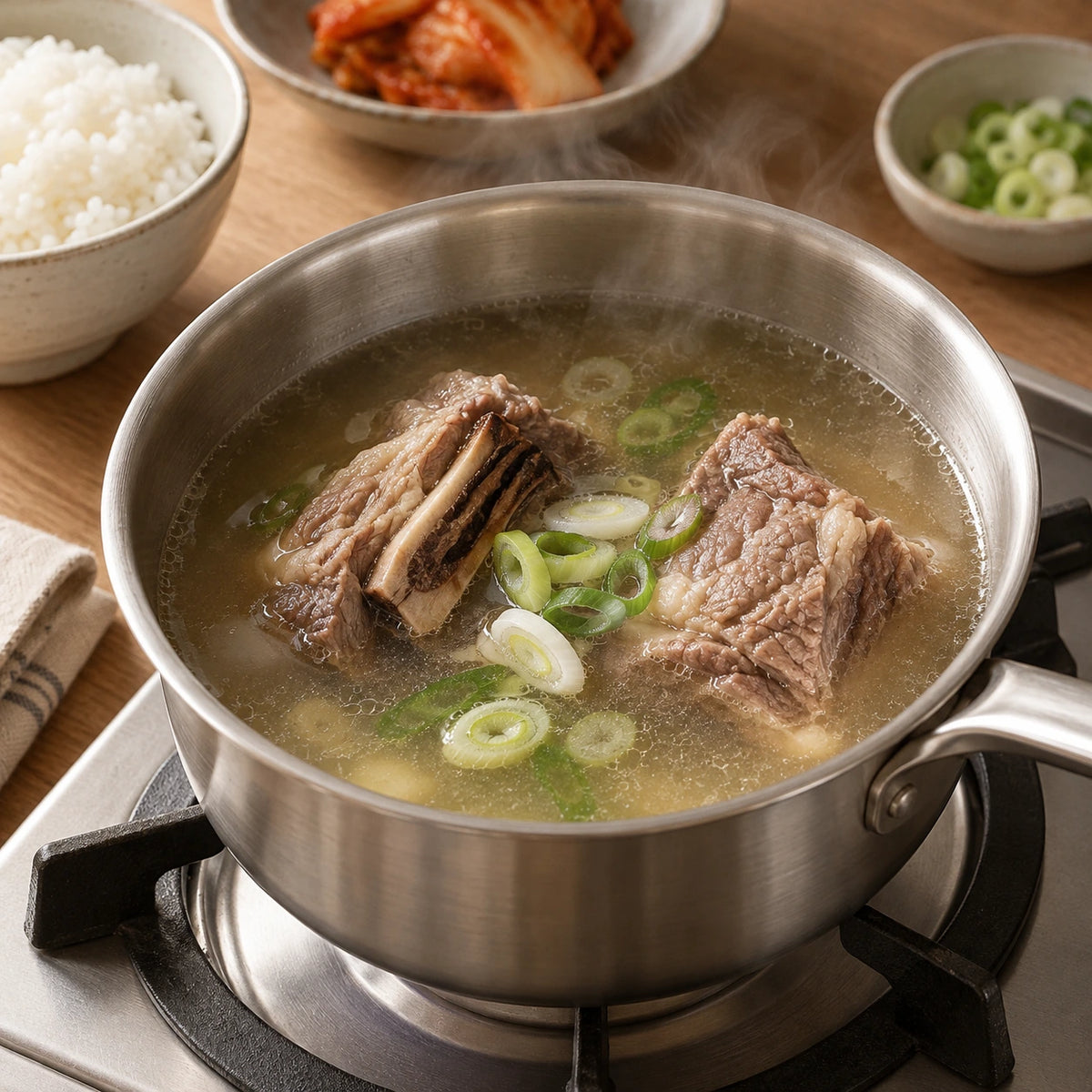 [따숨] 갈비탕 600g AI 활용 예시