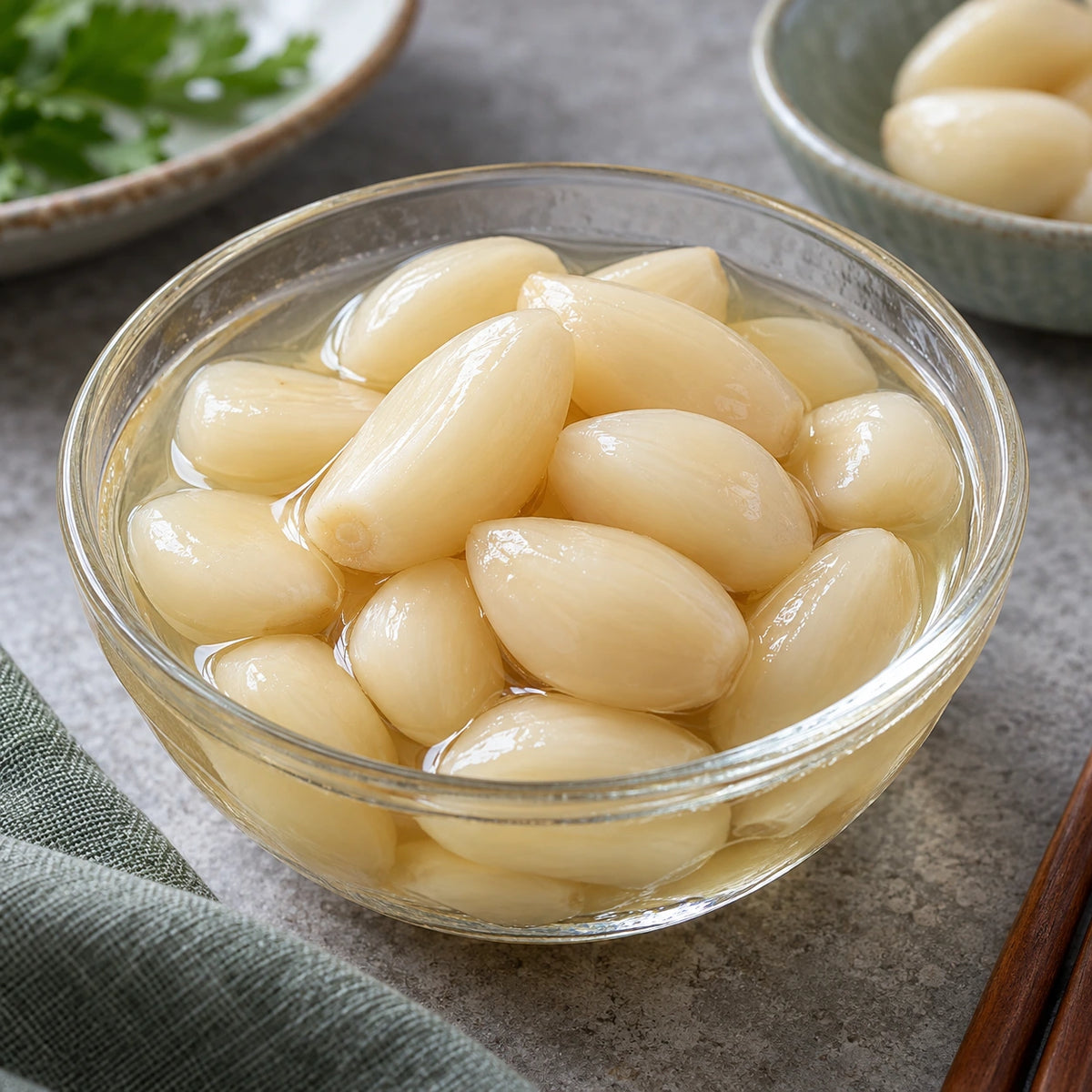 [천년의반찬] 깐마늘지 1kg AI 활용 예시