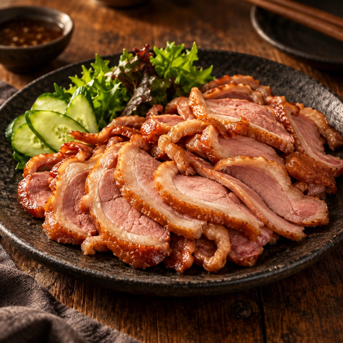[해다온] 훈제오리 슬라이스 800g AI 활용 예시