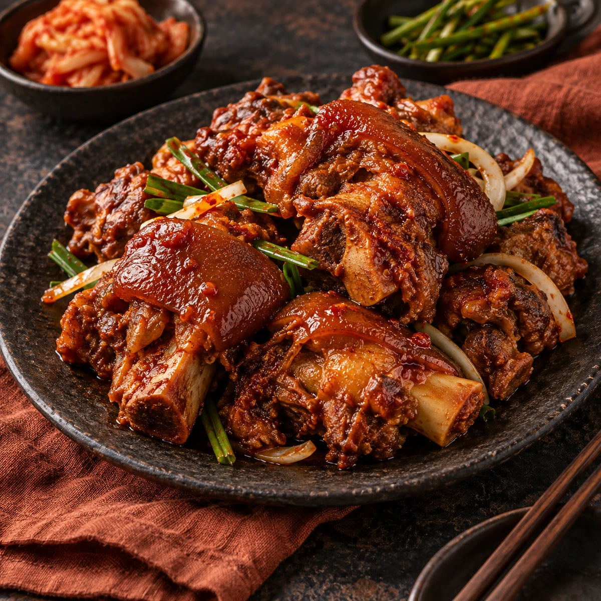 [참누리푸드시스템] 매운족발 600g AI 활용 예시