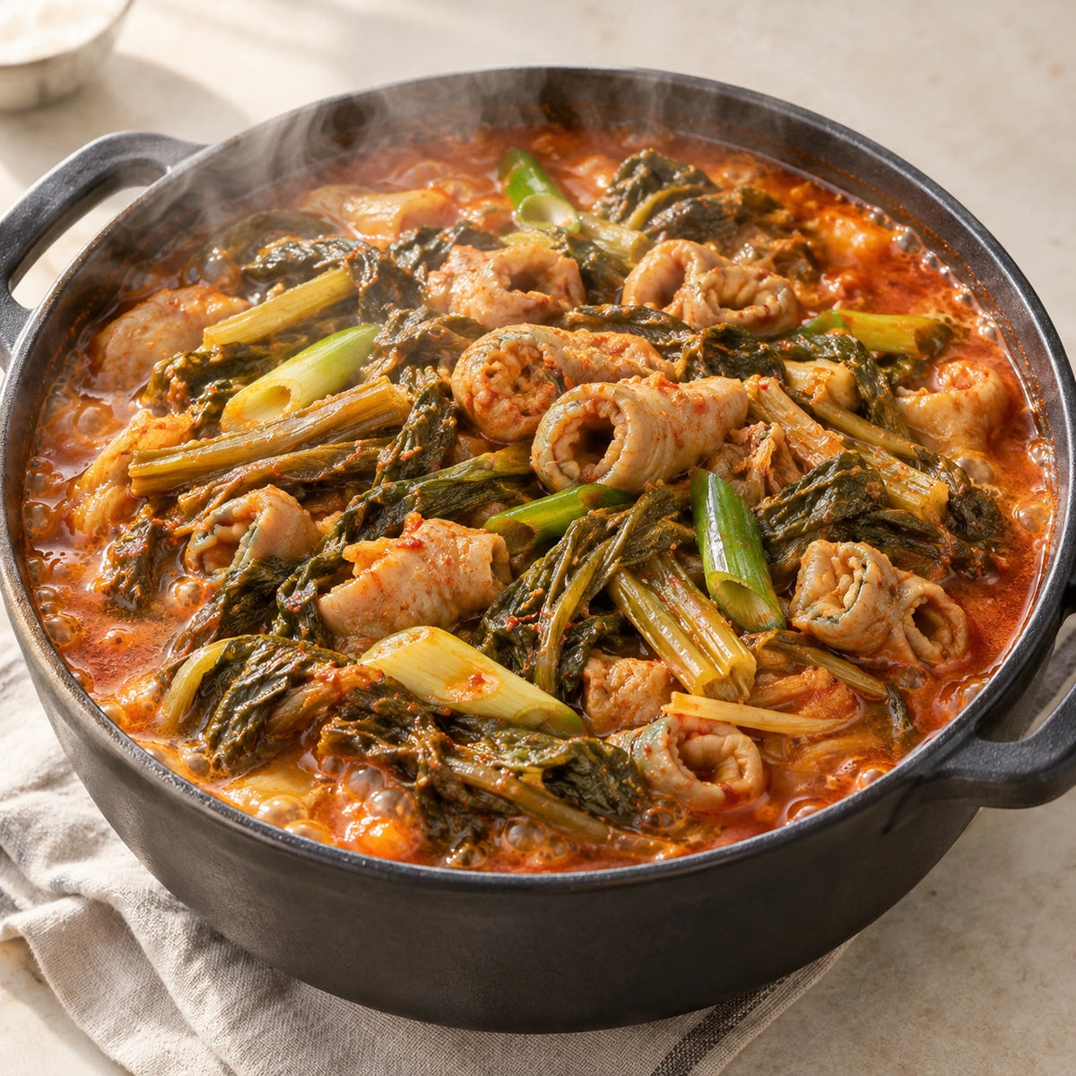 [집밥에] 시래기곱창전골 1kg · 충분히 가열한 조리예